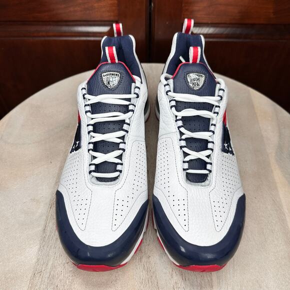 Reebok New England Patriots Men’s Size 10 RB 706 FLU Sneakers White Navy NEW NIB - Picture 12 of 15